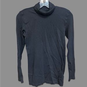 Lululemon Women’s Ribbed Black Turtleneck Long Sleeve Shirt